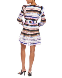 Marie Oliver Lawson Silk-Blend Dress