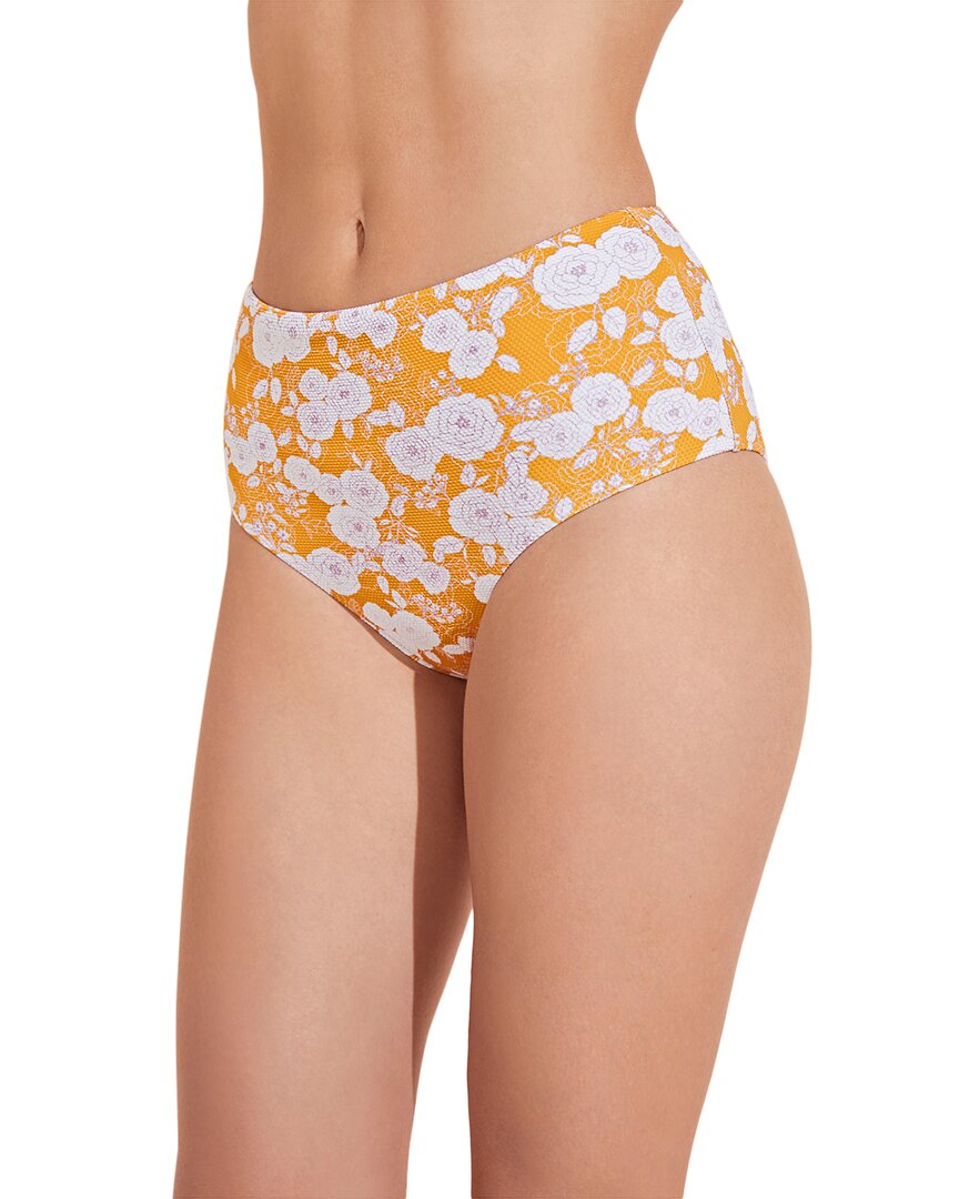 Eberjey Retro Floral Dita Bikini Bottom Black