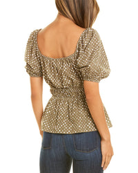 Celina Moon Puff Sleeve Blouse