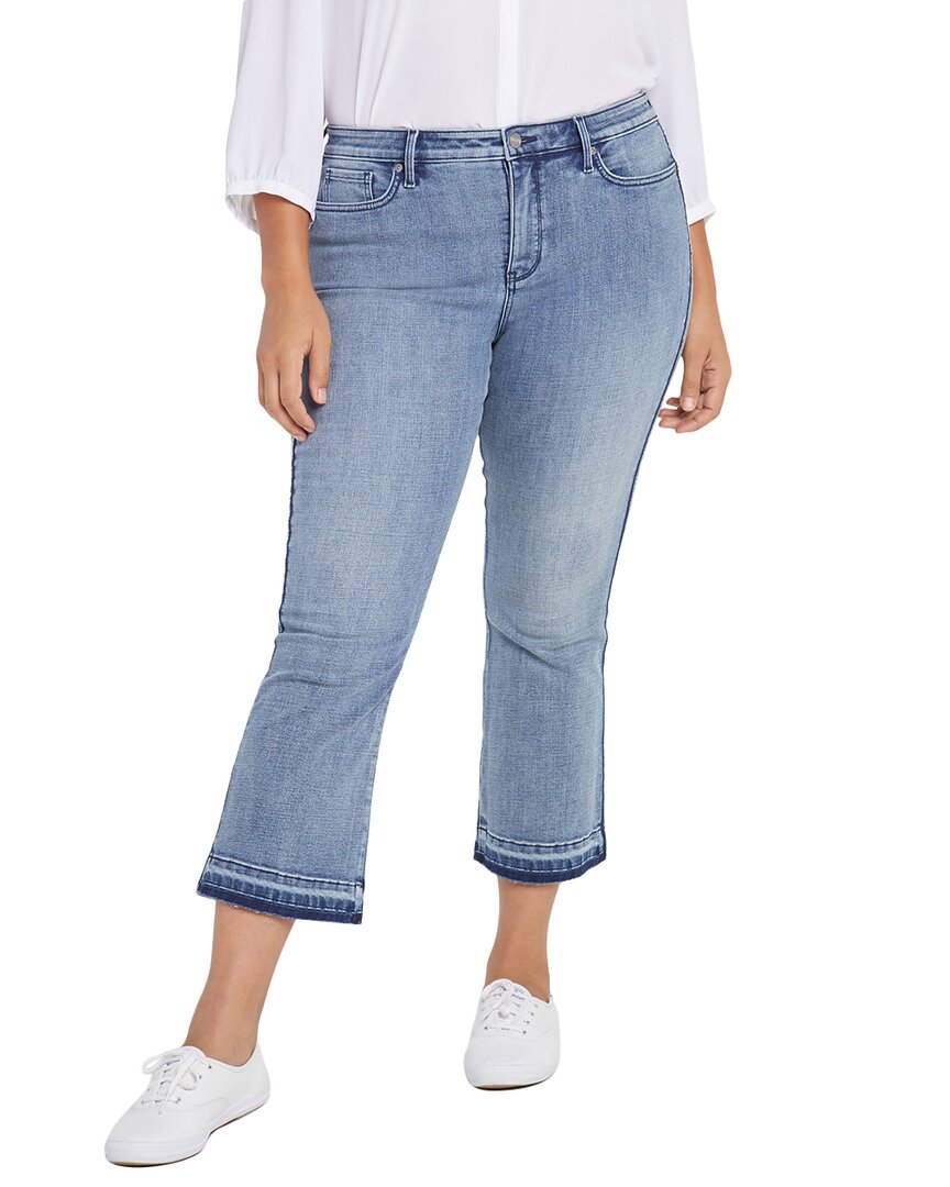 Nydj Plus Fiona Slim Ankle Cut Jean Blue 28" Waist