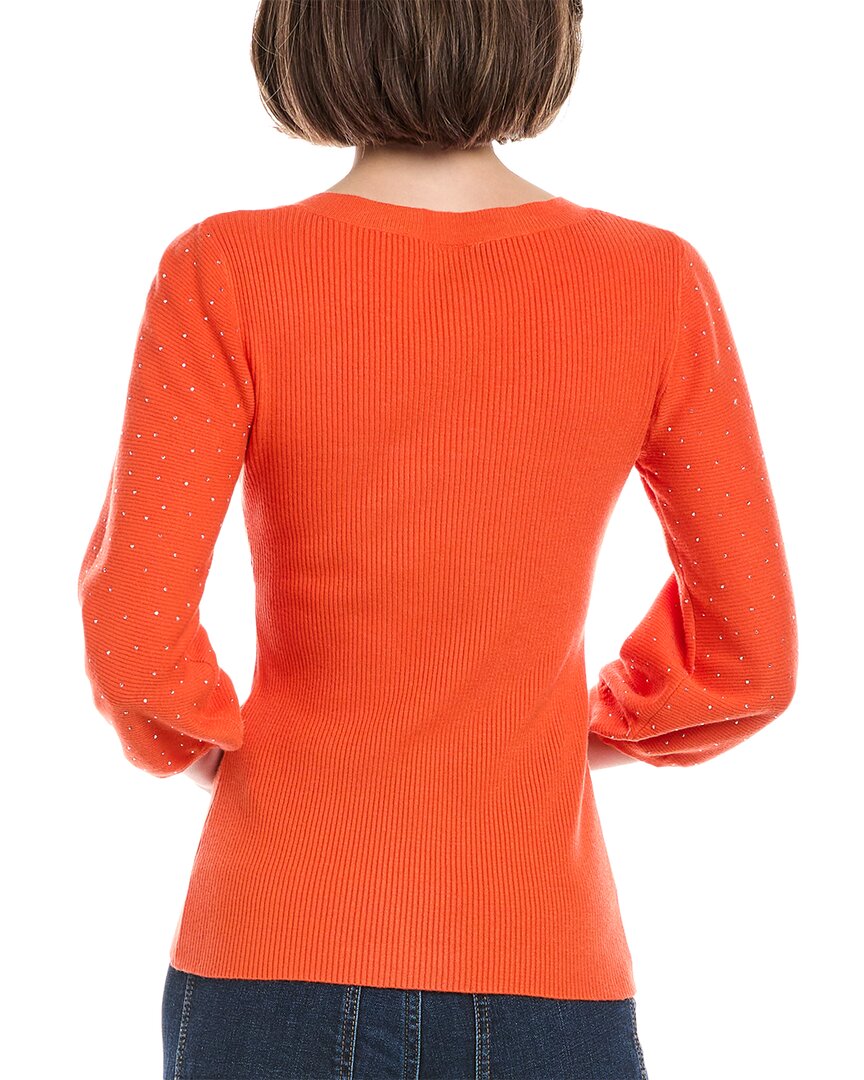 Rain + Rose Puff Sleeve Sweater