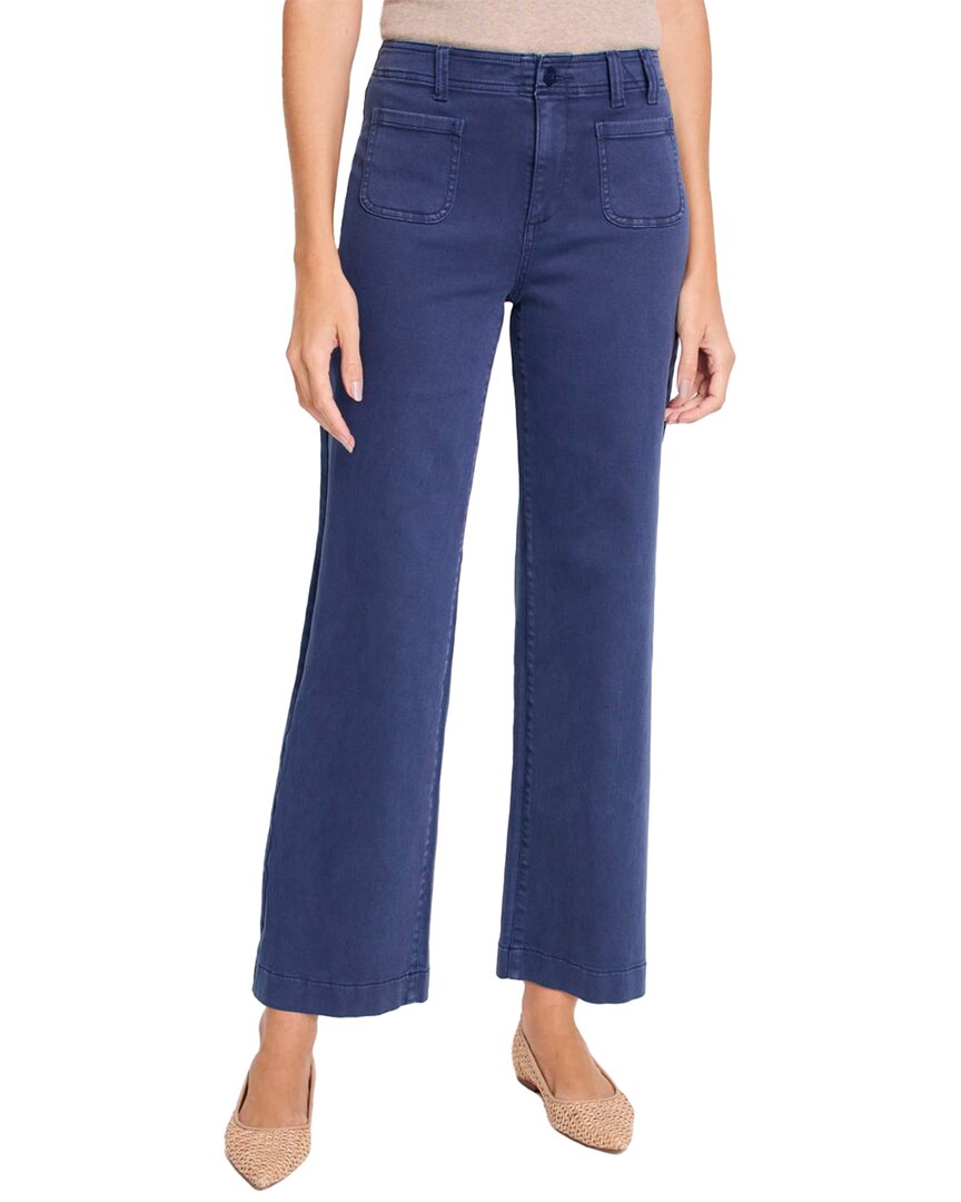 Nic+Zoe Mid Rise Wide Leg Pocket Jean