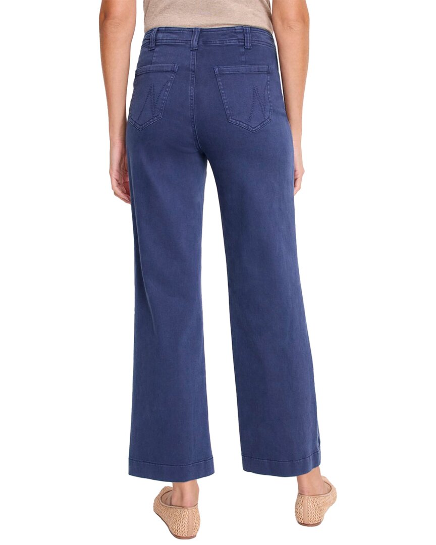 Nic+Zoe Mid Rise Wide Leg Pocket Jean
