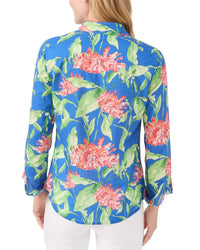 J.Mclaughlin Peony Bloom Lois Blouse