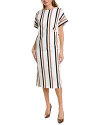 Hugo Boss Ducona Midi Dress Regular 2 (XS) White
