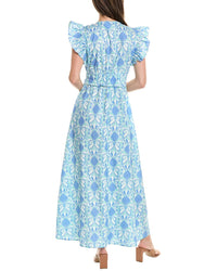 Sail To Sable Cap Sleeve Maxi Dress