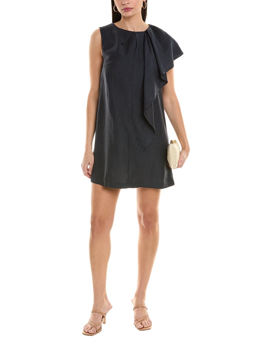 Alpha Studio Linen-Blend Shift Dress Bluefly Alpha Studio Linen-Blend Shift Dress Bluefly