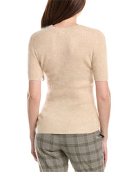 Elie Tahari Elbow Sleeve Cashmere Sweater