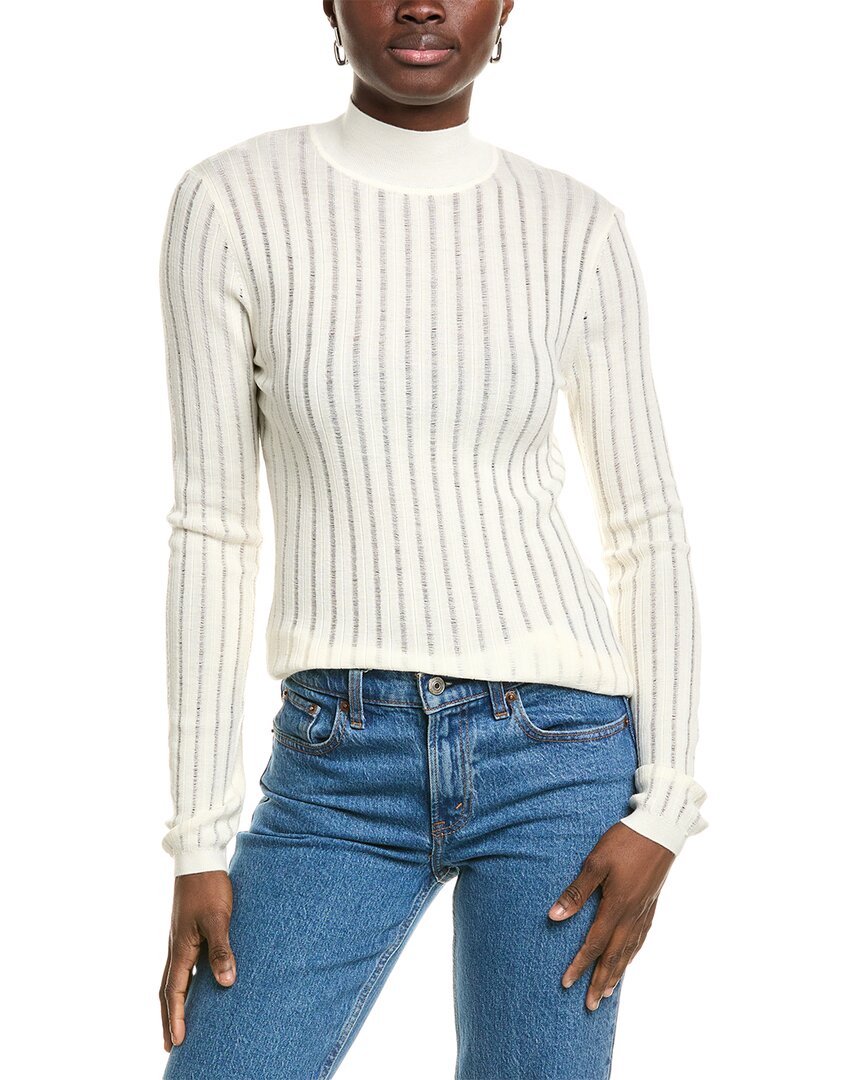 Boss Hugo Boss Fatirami Wool Sweater White