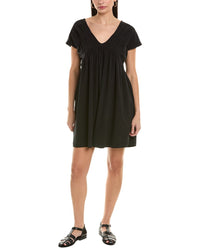 Alpha Studio A-Line Shirtdress Black