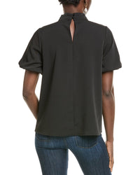 Gracia Rose Detail Puff Sleeve Top