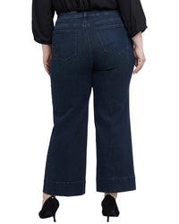 Nydj Teresa Obsidian Blue Wide Leg Jean
