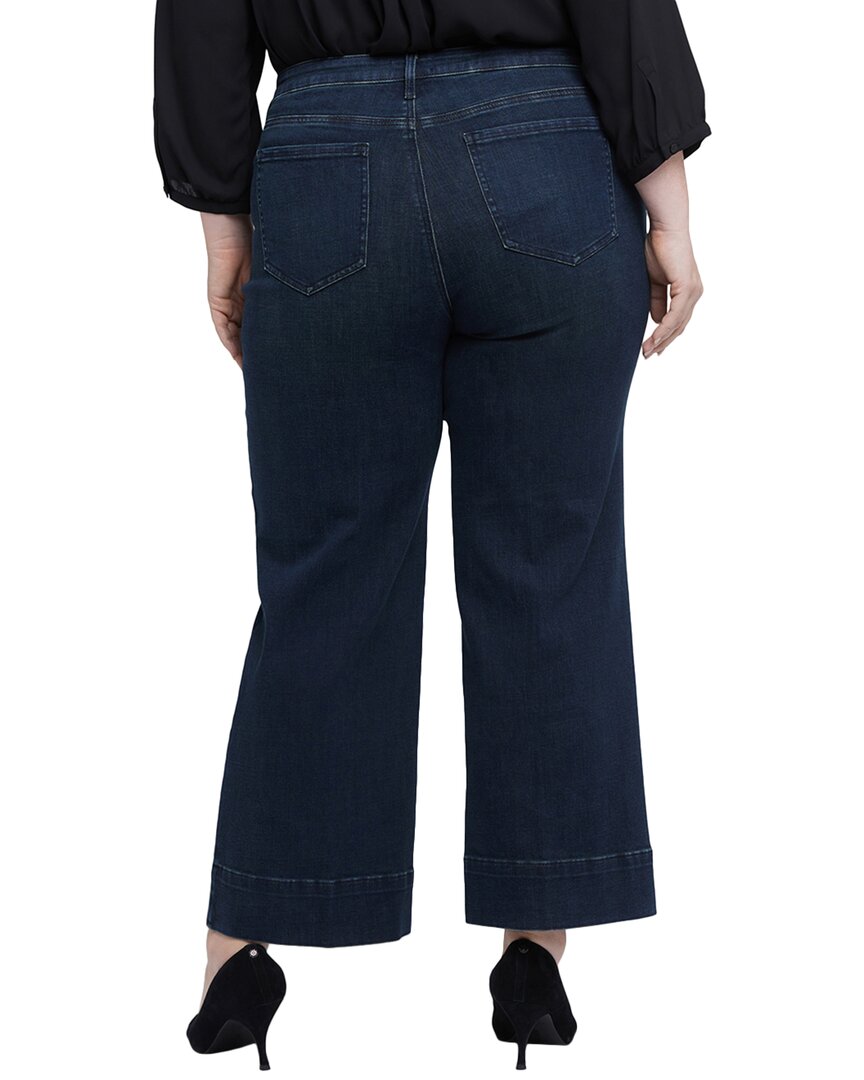Nydj Teresa Obsidian Blue Wide Leg Jean