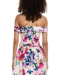 Nicholas Alice Bodice Linen-Blend Top