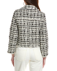 Silvian Heach Wool-Blend Tweed Jacket