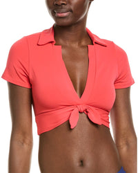 Robin Piccone Ava T-Shirt Bikini Regular 12 (L) Pink
