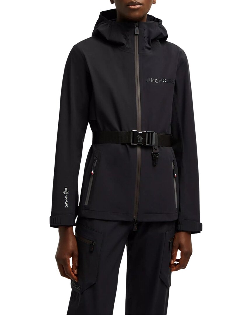 Moncler Fex Hooded Shell Jacket Black