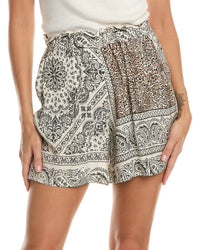 Pinko Chimera Short Beige Black 40