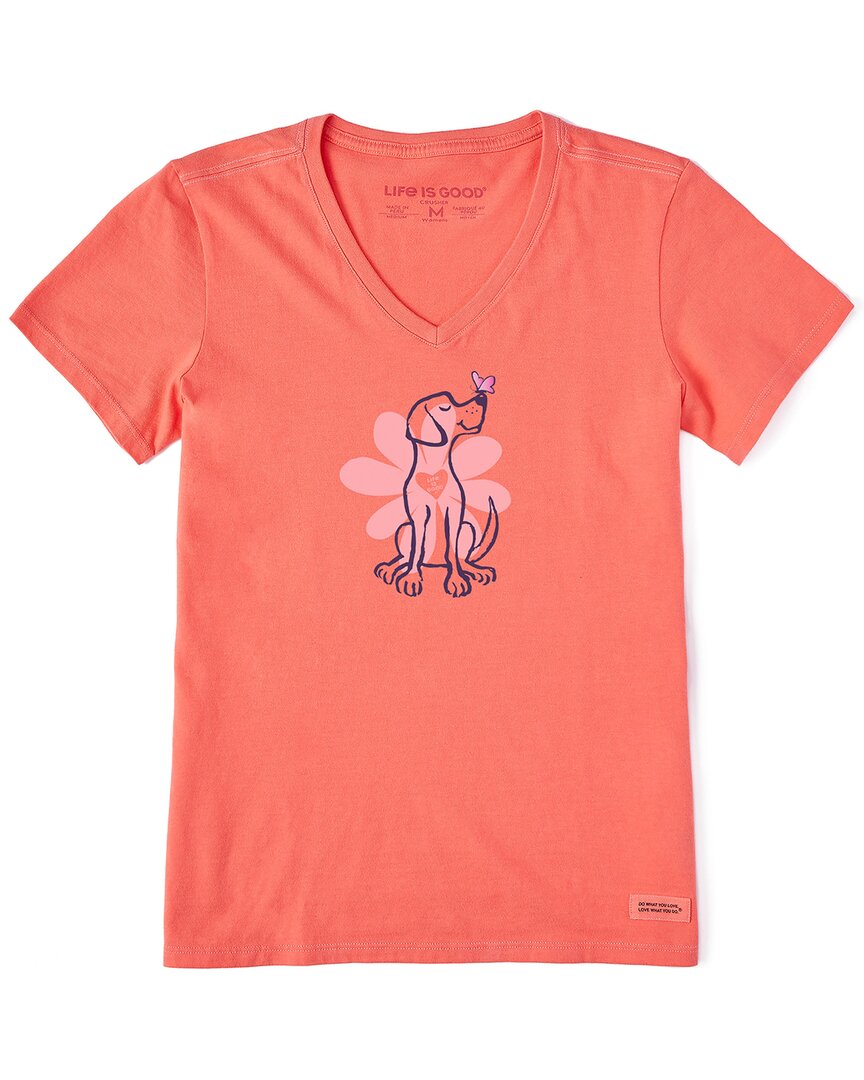 Life is Good® Life Is Good® Womens  Crusher V-Neck T-Shirt, L