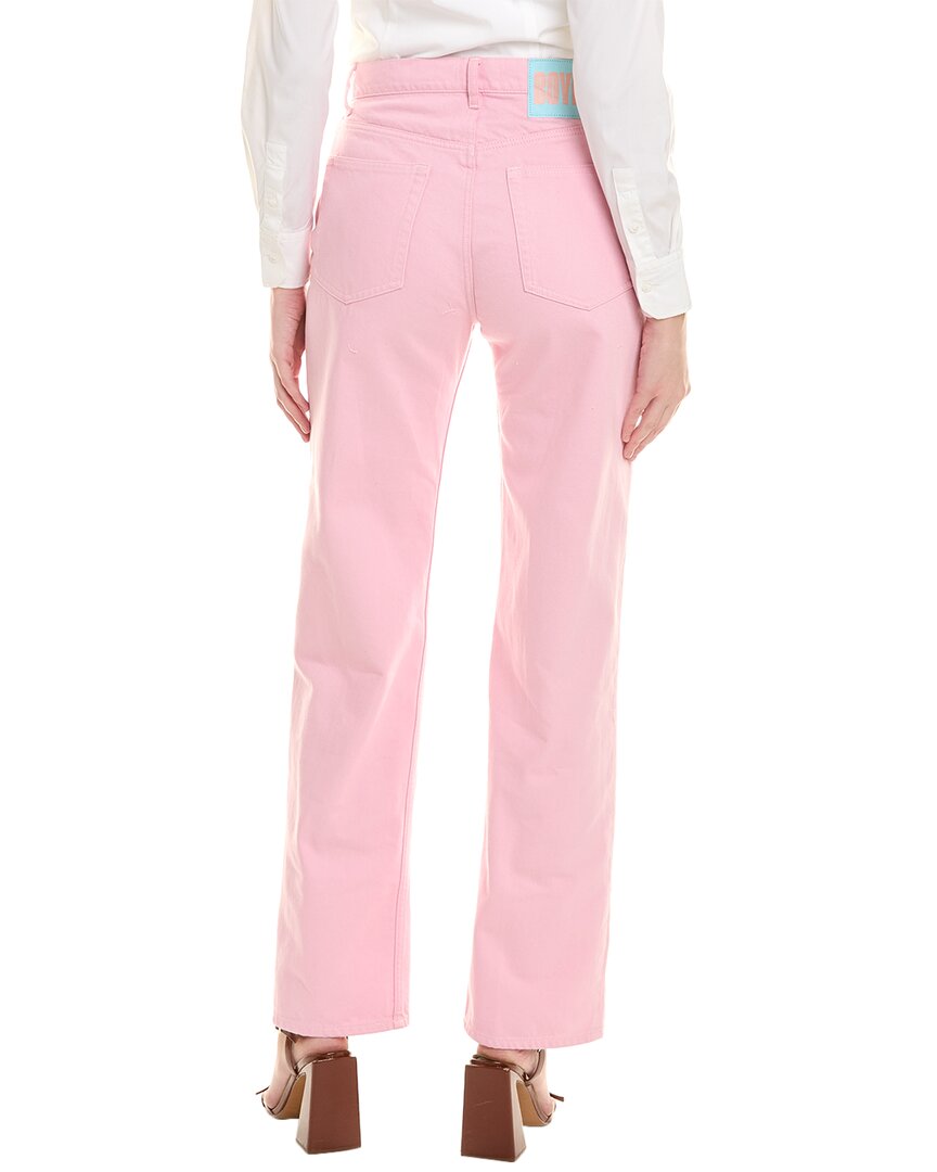 Boyish High-Rise Rigid Tickled Pink Relaxed Straight Jean