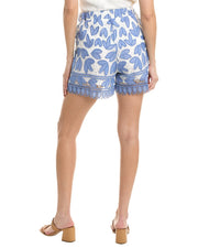Gracia Floral Embroidered Crochet Short