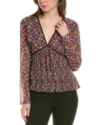 The Kooples Blazing Field Top Black