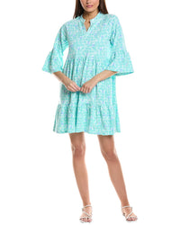 Duffield Lane Eveline Mini Dress Green