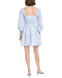 Hermoza Lala Linen-Blend Mini Dress