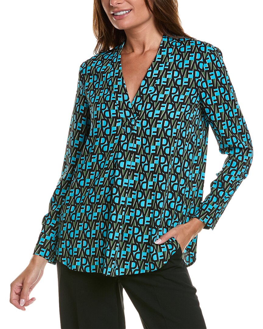 Diane Von Furstenberg Sanorah Top Green