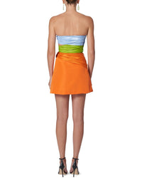 Carolina Herrera Cutout Silk Mini Dress