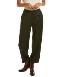 Theory Sleek Crop Trouser 0 Green