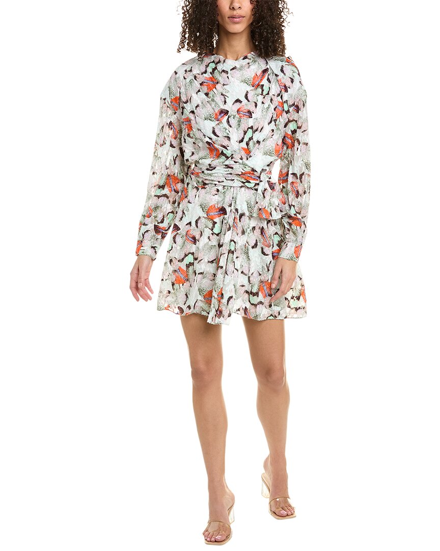 Iro Fil Coupe Silk-Blend Mini Dress