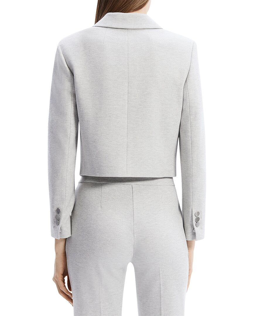 Theory Boxy Crop Patch Jacket
