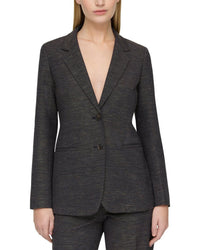 Lafayette 148 New York Lafayette 148 New York Two-Button Wool & Linen-Blend Blazer