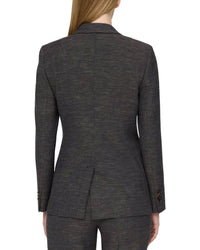 Lafayette 148 New York Lafayette 148 New York Two-Button Wool & Linen-Blend Blazer