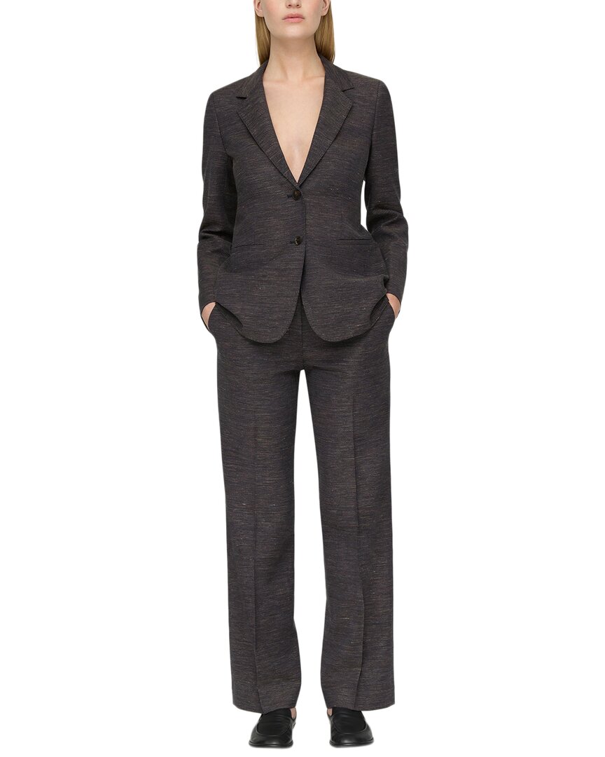 Lafayette 148 New York Lafayette 148 New York Two-Button Wool & Linen-Blend Blazer