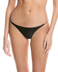 Pq Swim Mara Detail Teeny Bikini Bottom Black