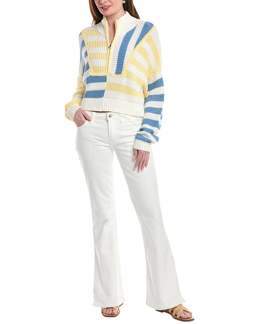 Staud X Wrangler The Bikini White Jean White