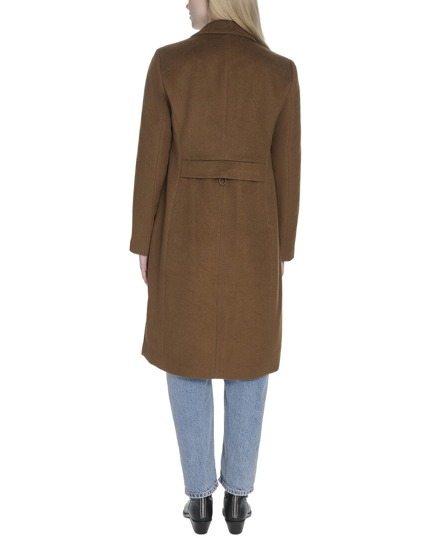 Cole Haan Slick Wool-Blend Coat