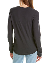 James Perse James Perse Crew Neck Long Sleeve T-Shirt