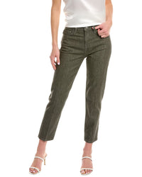 Theory Treeca Army Straight Crop Jean Green Regular 0 (XS)