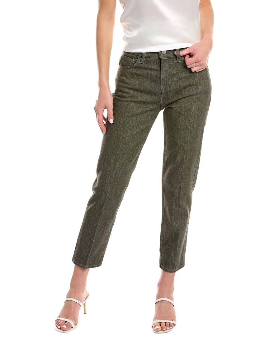 Theory Treeca Army Straight Crop Jean Green Regular 0 (XS)