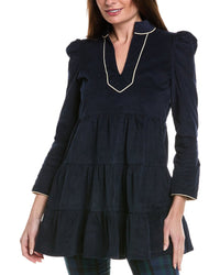 Sail To Sable Baby Corduroy Tunic Flare Dress
