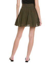 Michael Stars Michael Stars Havana Smocked Mini Skirt