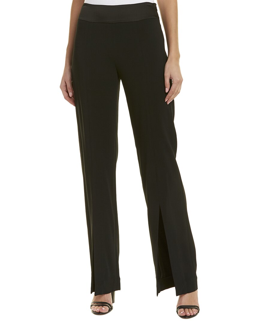 Simkhai Satin Combo Front Slit Pant
