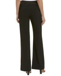 Simkhai Satin Combo Front Slit Pant
