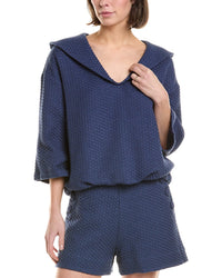 Lis Marie Fernandez Blouson Sailor Top Blue