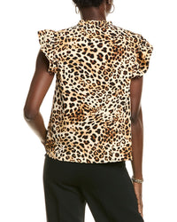 Nanette Nanette Lepore Ruffle Sleeve Blouse