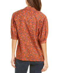 Garrie B Moss Crepe Top