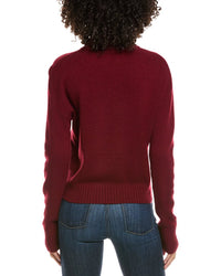 Incashmere Crop Mock Wool & Cashmere-Blend Sweater